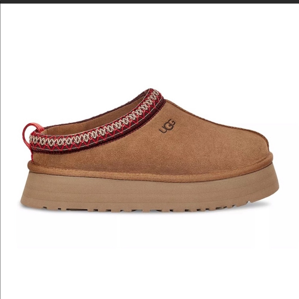 Rare: UGG Tazz New with box. Color Chestnut, size 6. Never worn, Authentic